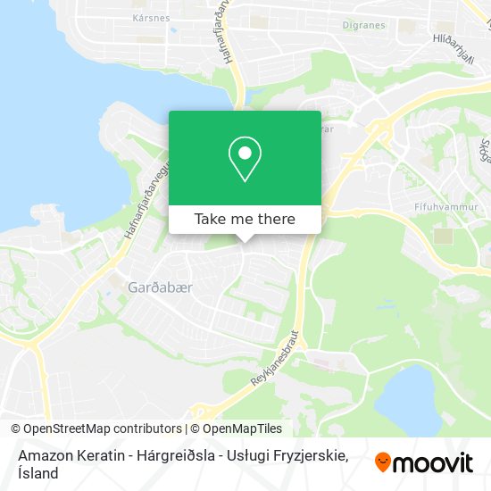 Amazon Keratin - Hárgreiðsla - Usługi Fryzjerskie map