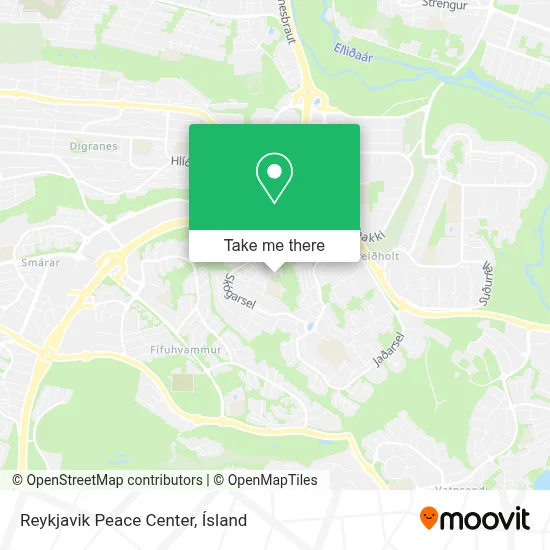 Reykjavik Peace Center map