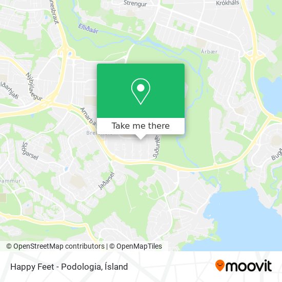 Happy Feet - Podologia map