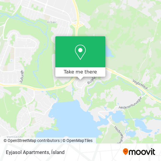 Eyjasol Apartments map