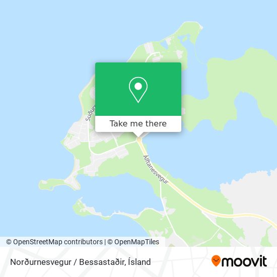 Norðurnesvegur / Bessastaðir map