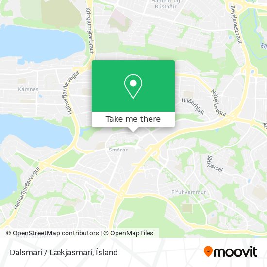 Dalsmári / Lækjasmári map