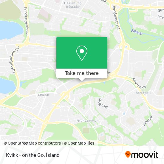 Mapa Kvikk - on the Go