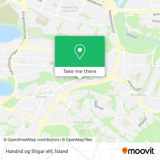 Mapa Handrid og Stigar ehf