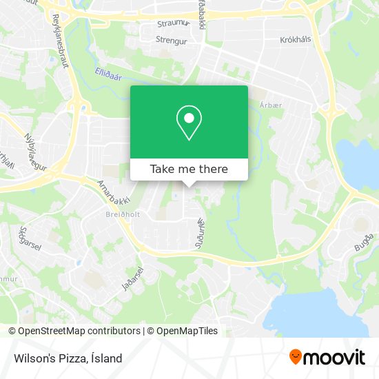 Mapa Wilson's Pizza