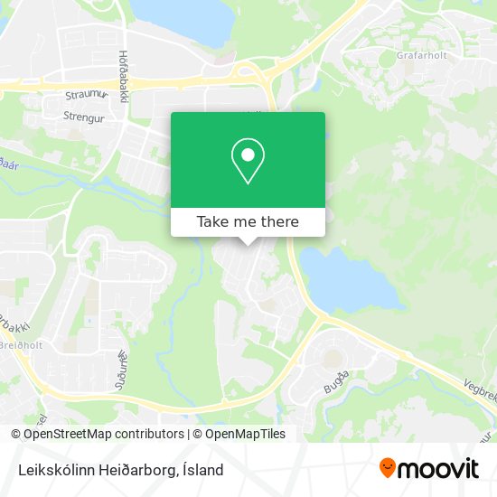 Mapa Leikskólinn Heiðarborg