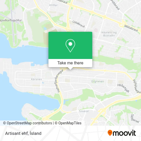 Artisant ehf map