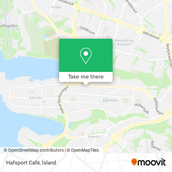 Hafsport Café map
