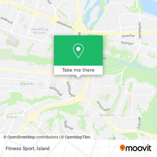 Mapa Fitness Sport