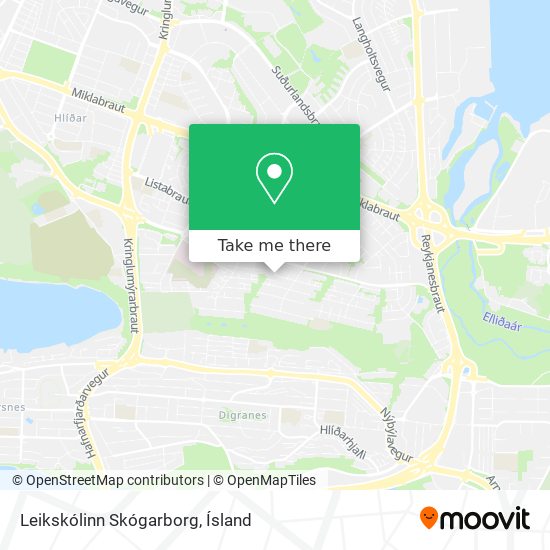 Mapa Leikskólinn Skógarborg