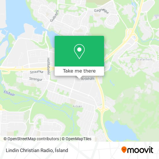 Mapa Lindin Christian Radio