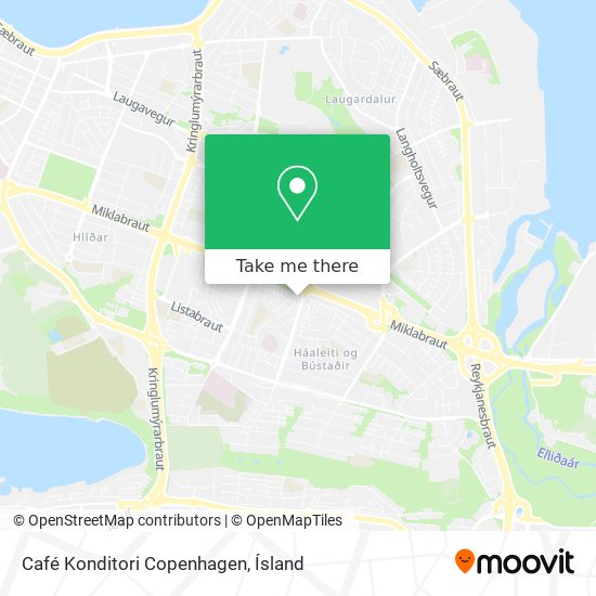 Café Konditori Copenhagen map