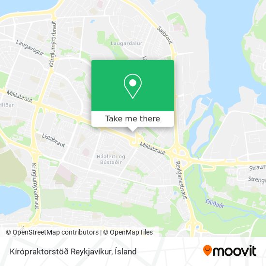 Kírópraktorstöð Reykjavíkur map