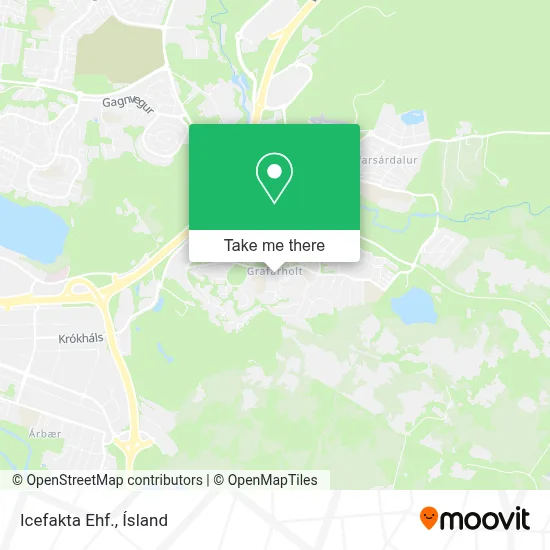Icefakta Ehf. map