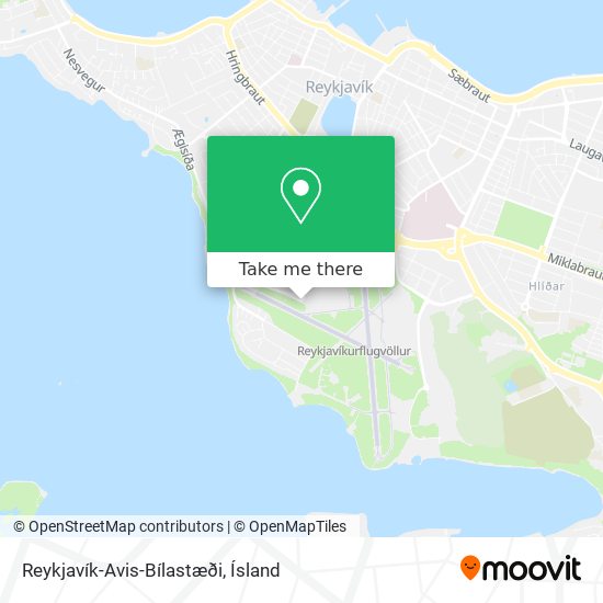 Reykjavík-Avis-Bílastæði map