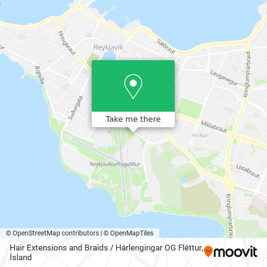Hair Extensions and Braids / Hárlengingar OG Fléttur map
