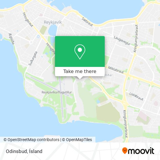 Odinsbud map