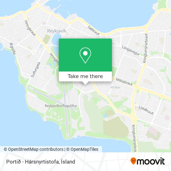 Portið - Hársnyrtistofa map