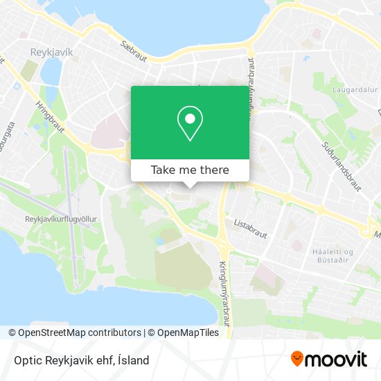 Optic Reykjavik ehf map