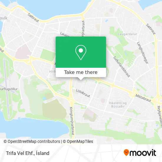 Trifa Vel Ehf. map