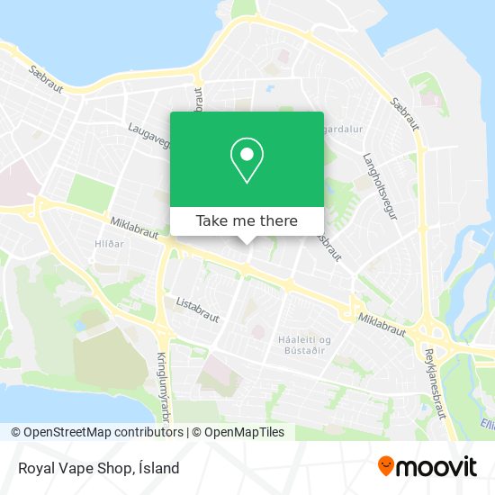 Mapa Royal Vape Shop
