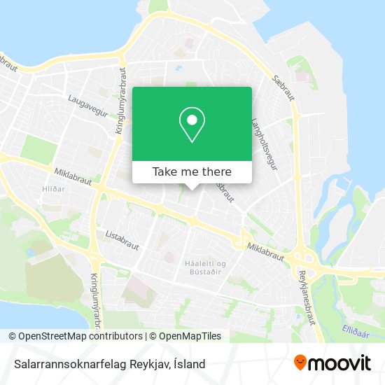 Salarrannsoknarfelag Reykjav map
