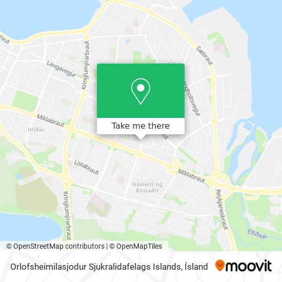 Orlofsheimilasjodur Sjukralidafelags Islands map