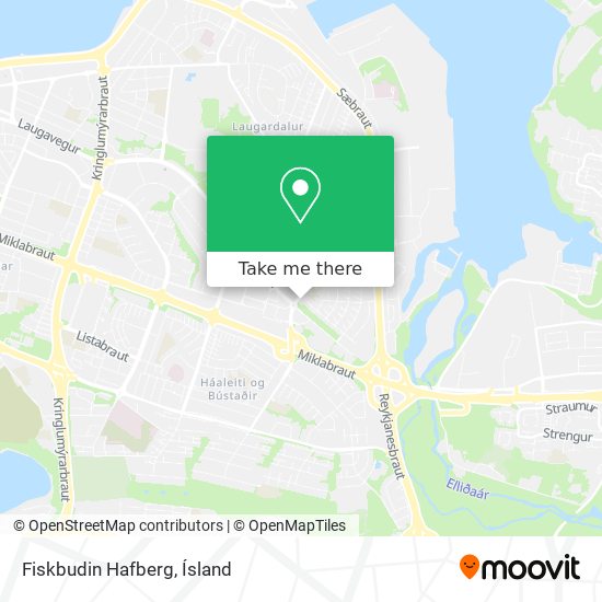 Fiskbudin Hafberg map