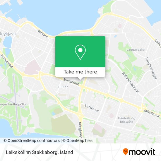 Mapa Leikskólinn Stakkaborg