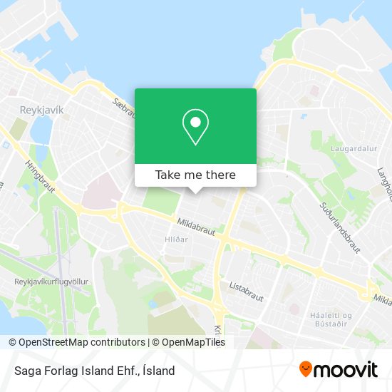 Saga Forlag Island Ehf. map
