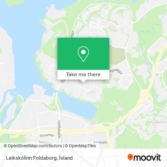 Mapa Leikskólinn Foldaborg