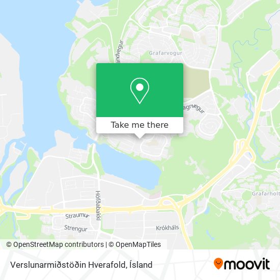Mapa Verslunarmiðstöðin Hverafold