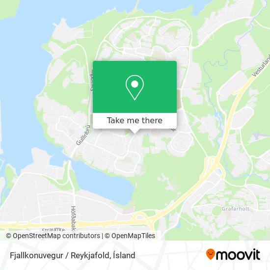 Fjallkonuvegur / Reykjafold map