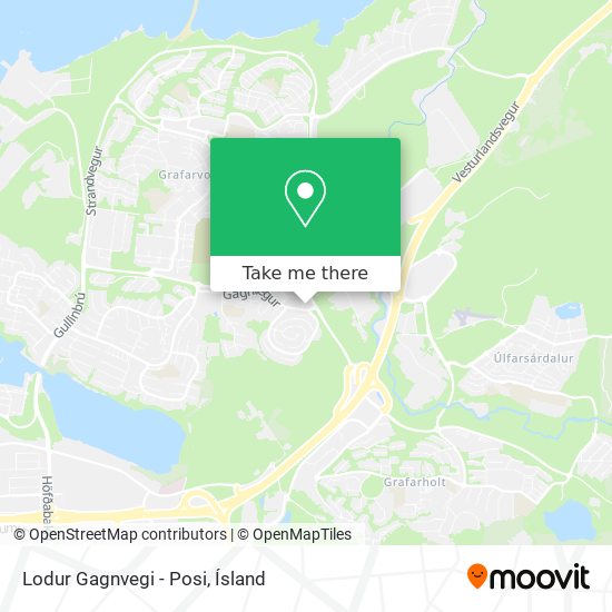Lodur Gagnvegi - Posi map