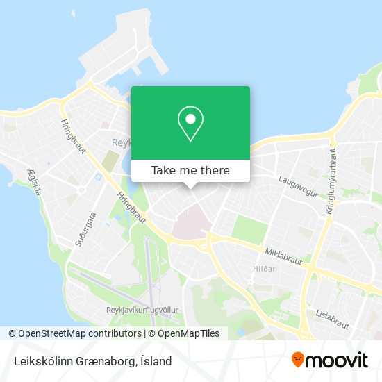 Mapa Leikskólinn Grænaborg