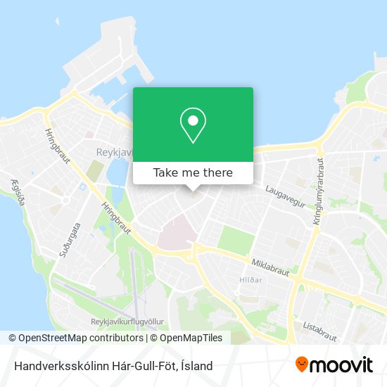 Handverksskólinn Hár-Gull-Föt map