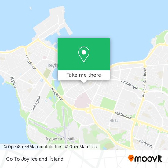 Go To Joy Iceland map