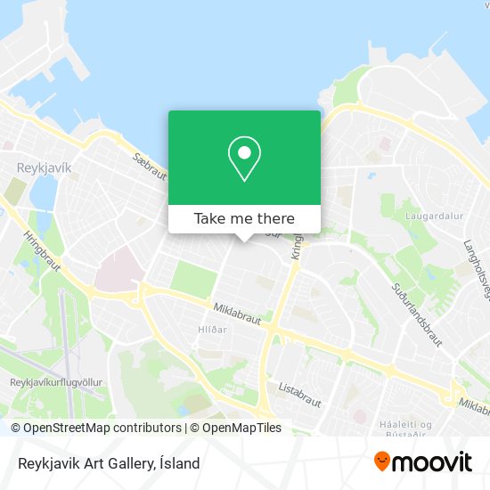 Mapa Reykjavik Art Gallery