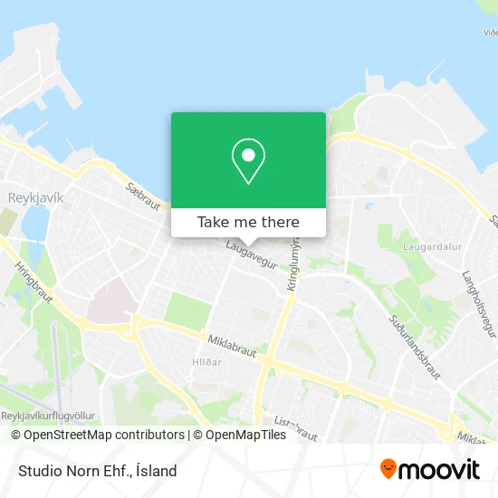 Studio Norn Ehf. map