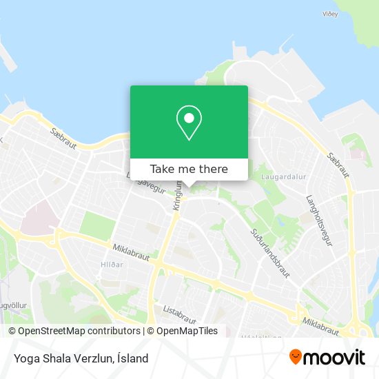 Yoga Shala Verzlun map