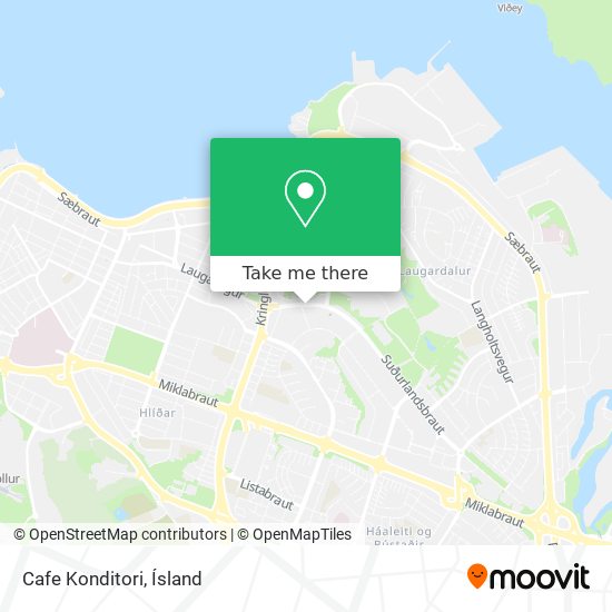 Mapa Cafe Konditori
