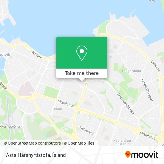 Mapa Ásta Hársnyrtistofa