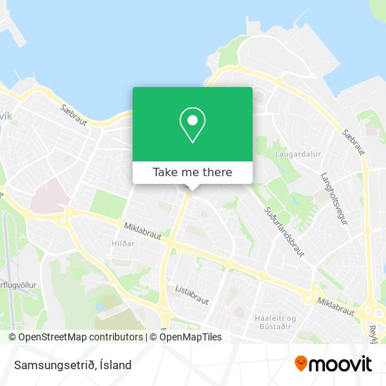 Mapa Samsungsetrið