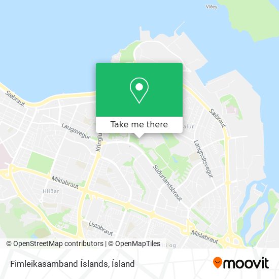 Fimleikasamband Íslands map
