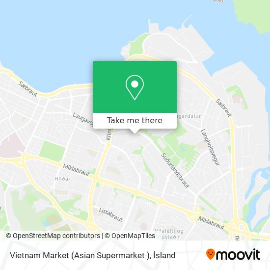 Vietnam Market (Asian Supermarket ) map