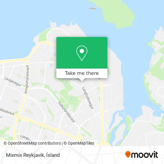 Mapa Mixmix Reykjavik