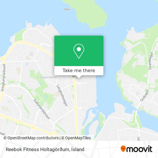 Reebok Fitness Holtagörðum map