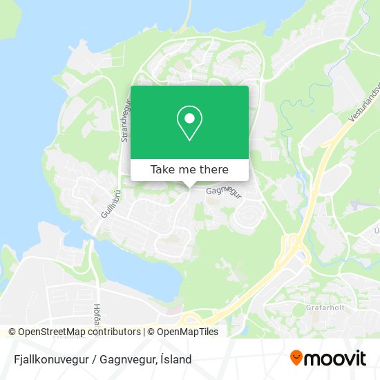 Fjallkonuvegur / Gagnvegur map
