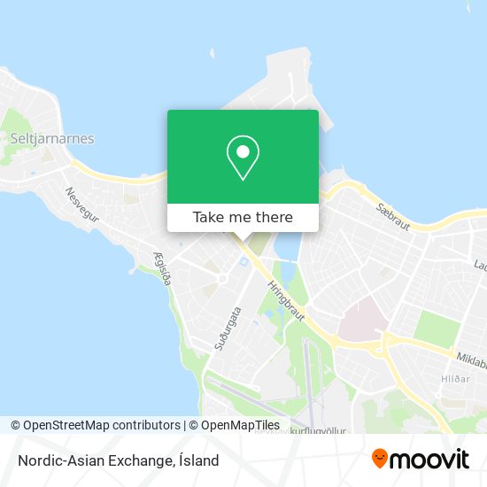 Mapa Nordic-Asian Exchange