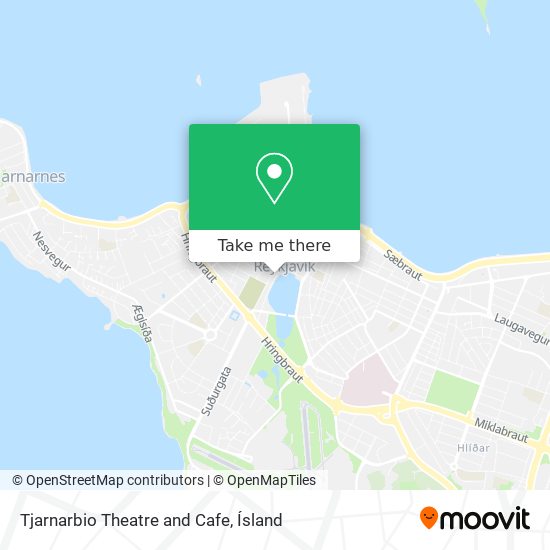 Tjarnarbio Theatre and Cafe map